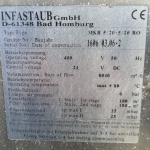 Filtro de cassette usado Infastaub D-1281_5