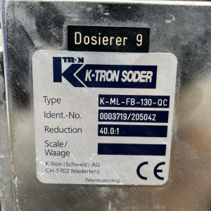 Placa, dosificador de polvo usado D-1240_3